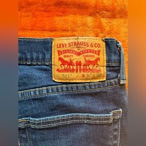 511 Dark Wash Blue Levi Jeans